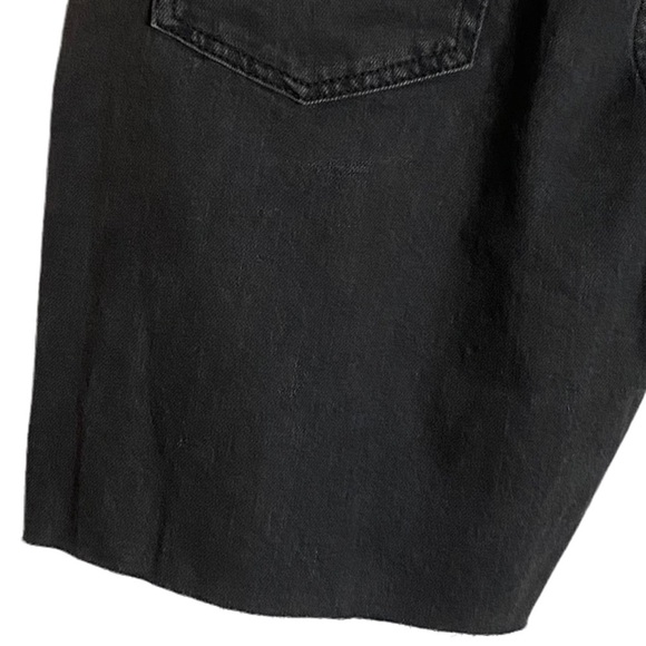 BDG Urban Outfitters DAD Slim Straight Leg Cropped Shorts Faded Black 36 - Picture 11 of 16